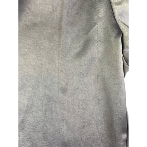 Womens Mustard Seed S Brown Satin High-Waisted Tie Front Pants - Picture 6 of 11